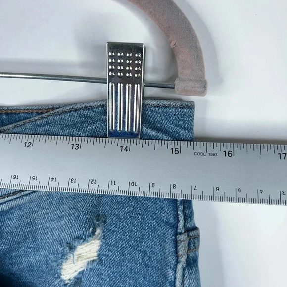 Madewell Perfect Vintage Jean Denman Wash Distressed High Rise Size 28 - Picture 11 of 13